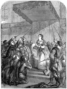 Maria Theresa of Austria Appealing to the Magyar Diet, 18th-19th Century by Unbekannt