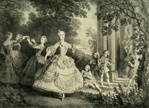 Marie Sallé Dancing by Unbekannt