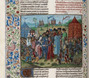 Marriage of Isabella of Valois and Richard II by Unbekannt