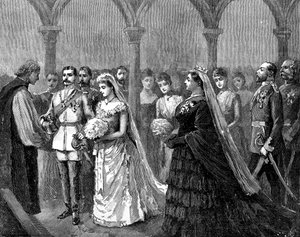 Marriage of the Princess Beatrice and Prince Henry of Battenberg, 23 July 1885