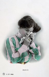 Married, Vintage French Postcard by Unbekannt