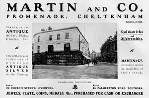 Martin and Co., Promenade, Cheltenham, 1909 by Unbekannt
