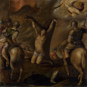 Martyrdom of Saint Sebastian by Unbekannt