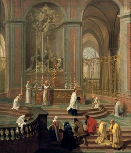 Mass Said by the Canon de la Porte, Main Altar of Notre Dame, Paris