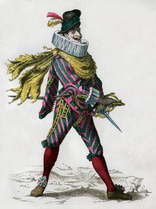 Matamore captain, hired killer, Spanish type, 17th century, 1882-1884