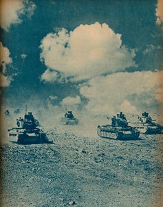 Matildas Waltzing on the Desert Floor, 1942
