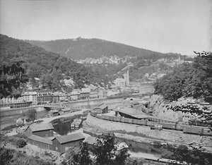Mauch Chunk, Pennsylvania, Showing Mount Pisgah, c1897 by Unbekannt