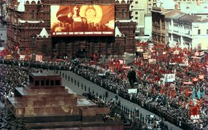 May Day Parade, Red Square, Moscow, 1972