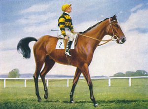 Meadow, Jockey: T. Weston, 1939 by Unbekannt