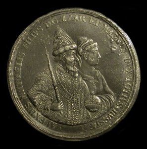 Medal Tsar Alexis I of Russia to celebrate the birth of Peter the Great by Unbekannt