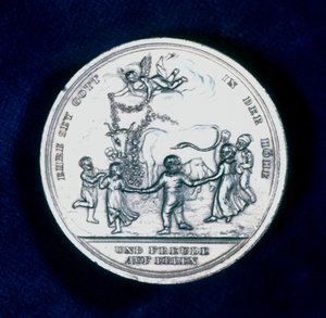 Medal commemorating the discovery of smallpox vaccination by Unbekannt