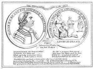 Medal from the Time of Oliver Cromwell by Unbekannt