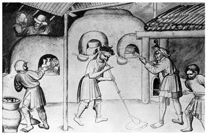 Medieval Glassworks by Unbekannt