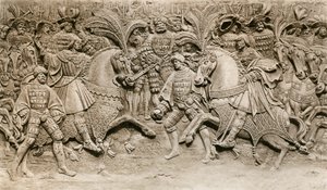 Meeting of Henry VIII and Francis I, at The Field of Cloth of Gold by Unbekannt