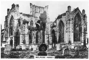 Melrose Abbey, Scotland by Unbekannt