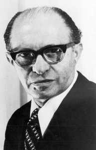 Menachem Begin, Polish-born Israeli statesman by Unbekannt