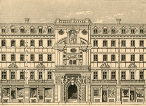 Mercers Chapel, as Rebuilt After the Fire by Unbekannt