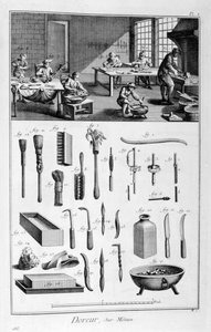 Metal gilders, 1751-1777 by Unbekannt
