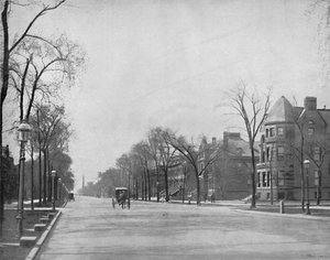 Michigan Avenue, Chicago, looking south by Unbekannt