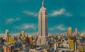 Midtown Skyline Showing Empire State Building, New York City