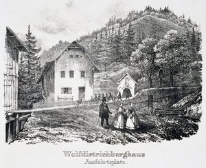Salt Mine: The Wolfdietrich Building and the Exit of the Mine, Durrnberg, Austria