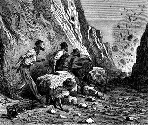 Miners Blasting, 1879 by Unbekannt