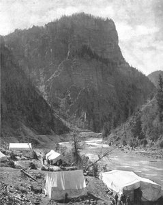 Mining Camp, Nevada, USA, c1900