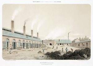Mining, Metal Ores Zinc Foundry, Neutral Moresnet by Unbekannt