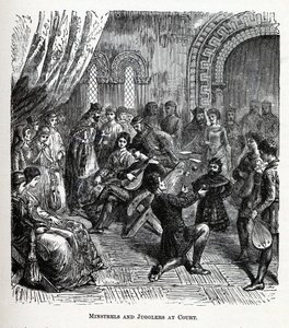 Minstrels and Jugglers at Court