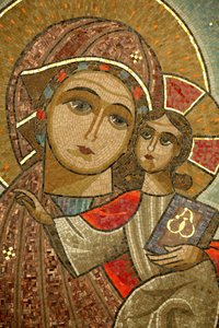 Monastery of the Holy Virgin and Saint John Kame, Virgin and Child by Unbekannt