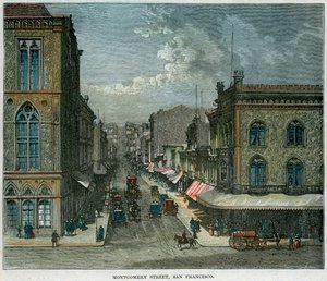 Montgomery Street, San Francisco, California, USA by Unbekannt
