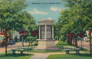 Monument to Four Georgia Poets by Unbekannt