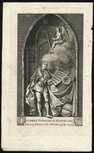 Monument to Georg Friedrich Handel by Unbekannt