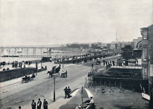 Morecambe - The Promenade, 1895 by Unbekannt