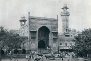 Mosque of Wazir Khan, Lahore, c1942 by Unbekannt
