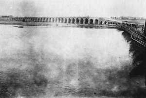 Mosul bridge, Mesopotamia, WWI by Unbekannt