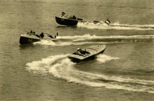 Motorboat race, Wörthersee, Carinthia, Austria