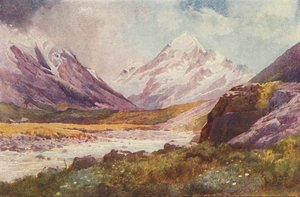 Mount Cook, New Zealand by Unbekannt