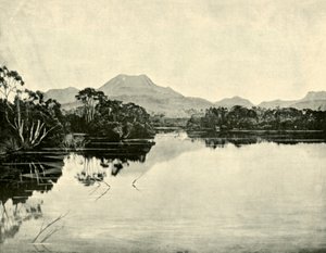 Mount Gould, Du Cane Range, Narcissus River, Lake St. Clair, 1901 by Unbekannt