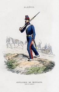 Mountain artillery, French Army in Algeria by Unbekannt