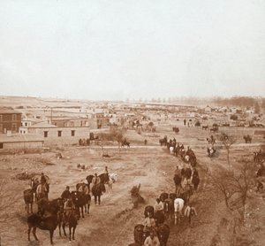 Mounted Soldiers, Somme-Tourbe, Northern France by Unbekannt