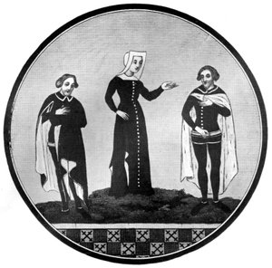 Mourning habits, 14th century by Unbekannt