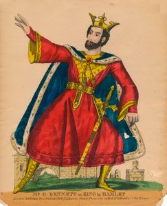 Mr. G. Bennett as King in Hamlet