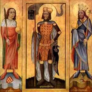 Mulhouse Altarpiece, Open, c1385 by Unbekannt