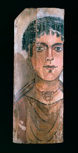 Mummy portrait, 90-110 AD by Unbekannt