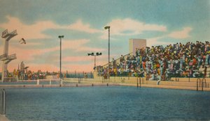 Municipal Swimming Pool, Barranquilla, c. 1940s by Unbekannt