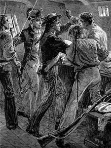 Mutiny of the crew of the Bounty, 1789 late 19th century