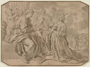 Mystic Marriage of St. Catherine by Unbekannt