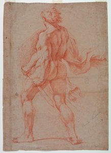 Naked Warrior, Seen from Behind by Unbekannt