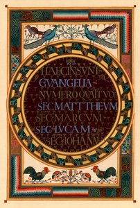 Names of the four Evangelists, c800 AD by Unbekannt